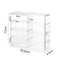 Axyaa 1/64 Scale Toy Cars Acrylic Display Case Shelf - Clear Storage Box