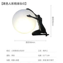 Axyaa Spherical Moon Desk Lamp - Nordic Design, Dimmable LED Light for Living Room