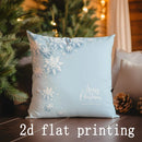 Axyaa Christmas Pillow Cover Collection: Festive Scene Pattern for Sofa, Bedroom, Car