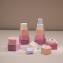 Axya Silicone Color Block Stacking Toy with Music - 5PCS Baby Building Blocks