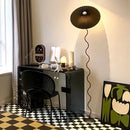 Axyaa Minimalist Pleated Fabric LED Floor Lamp for Home Decor