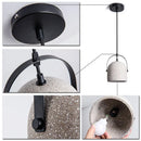 Axya Retro LED Cement Pendant Lamp for Minimalist Indoor Living