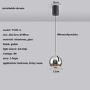 Axyaa Round LED Pendant Light - Adjustable Angle, Modern Design