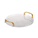 Axya Light Luxury Nordic Tray Set for Tea Cups and Fruit Storage