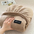 Axyaa Flannel Velvet Fitted Sheet: Cozy & Soft Bedding for Winter