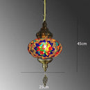 Axyaa Handmade Mosaic Glass Pendant Light for Bedroom, Bar, Kitchen Island