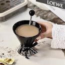 Axyaa Ceramic Dessert Cup Set, Exquisite Mug for Coffee, Ice Cream, Pudding