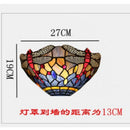 Axyaa Dragonfly Tiffany Stained Glass Wall Lamp for Elegant Lighting