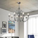Axyaa LED Chandeliers for Modern Living Room, Indoor Ceiling Hanging Lights