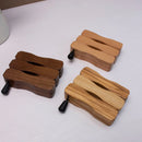 Axyaa Walnut Insulated Pot Cushion Set - Creative Kitchen Mat for Plates, Bowls