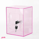 Axyaa Clear Acrylic Money Box with Lock and Keys - Large Capacity