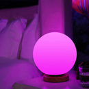 Axya RGB Ball Lamp: 16 Colors Dimmable AC-powered Globe Light for Home Decor