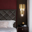 Axyaa Luxury Crystal Wall Lamp for Modern Living Room and Staircase Walls