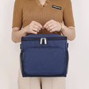 Axyaa Insulated Crossbody Lunch Bag for Outdoor Picnics with Large Capacity and Shoulder Strap