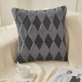 Axyaa Rabbit Hair Pillowcase: Prismatic Decor Sofa Throw Cushion Cover