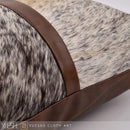 Axyaa High-End Luxury Horsehair Sofa Pillow in Brown, Coffee, Gray