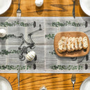 Axyaa Halloween Skeletons Table Runner Kitchen Decor Party Wedding Settings