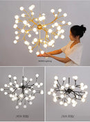 Axyaa Glass Ball Pendant Light for Nordic Modern Style Living Room