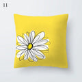 Axyaa Yellow Geometric Print Cushion Pillowcase - 45x45cm