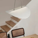 Axyaa Silk Fabric LED Pendant Chandelier: Modern Handmade Lighting Fixture for Home Decor