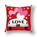 Axyaa Nordic Love Pillowcase 45x45cm - Home Decorative Throw Pillow Cover