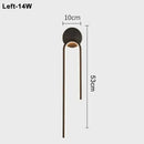 Axyaa LED Wall Lights: Modern Indoor Lighting for Living Room Bedroom, Background Sconces Lamp
