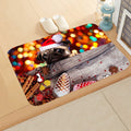 Axyaa Christmas Animal Print Door Mat - Non-Slip Home Decoration