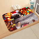 Axyaa Christmas Animal Print Door Mat - Non-Slip Home Decoration