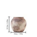 Axyaa Ceramic Vases: Retro Wabi-Sabi Style Flower Arrangement Home Decor Ornaments