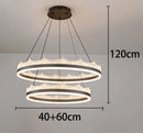 Axyaa Modern Home Decor LED Pendant Light Chandeliers for Living Room