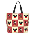 Axyaa Mickey Mouse Head Shoulder Bag - Large Capacity Stylish Women's Shopping Bag