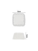 Axyaa White Special-shaped Dinner Plate Set for Restaurant and Kitchen