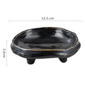 Axyaa Four Legged Plate Dessert Sushi Appetizer Molecular Cuisine Tableware