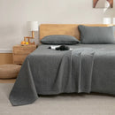 Axyaa Cotton Washed Padded Bed Cover for Comfortable Sleep