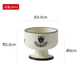 Axyaa Ceramic High Footed Dessert Bowl for Molecular Cooking and Molecular Gastronomy