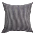 Axyaa Soft Corduroy Cushion Cover Striped Throw Pillow Case for Home Decor