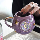 Axyaa Starry Sky Sparkling Cup: Creative Birthday Gift Mug, Colorful Stars Design