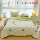 Axyaa Washed Cotton All Season Comforter for Single Double Bed