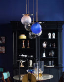 Axya Glass Metal Small Pendant Lamp for Dinning, Living, Bedside in Colorful Nordic Design