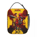 Axyaa Deadpool & Wolverine Insulated Lunch Bag - Portable Thermal Cooler