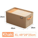 Axyaa Clothes Organizer: Large Capacity Wardrobe Storage Box for Pants, Jeans, Underwear, Socks
