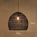 Axyaa Weave Pendant Lamp - Nordic Style Chandelier for Home Indoor Lighting