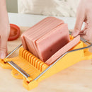 Axyaa Lunch Meat Slicer: Stainless Steel Food Cutter for Home Kitchen