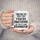 Axyaa Men's Inspirational Funny Coffee Mug 11 oz, Birthday Christmas Novelty Gift