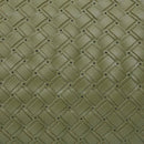 Axyaa Green Hand-Woven Geometric Waist Pillow for Bedroom and Car