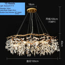Axyaa Crystal Sky Chandelier: Elegant Ceiling Lighting for Hotel, Bedroom, Restaurant, Bar Counter