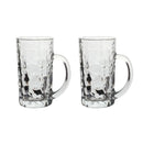 Axyaa Glass Beer & Whiskey Cups Set - Stylish Drinkware for Home and Parties