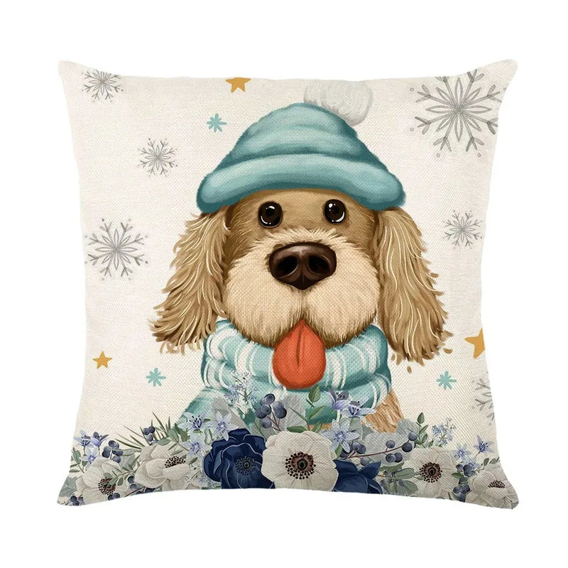 Axyaa Nutcracker Dwarf Print Pillowcase Set: Festive Christmas Room Decor & Gift