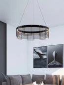 Axyaa Circular Pendant Light: Modern Nordic Style for Living, Dining, Bedroom