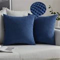 Axyaa Soft Corduroy Cushion Cover in Corn Striped Design for Cozy Living Room Decor.
